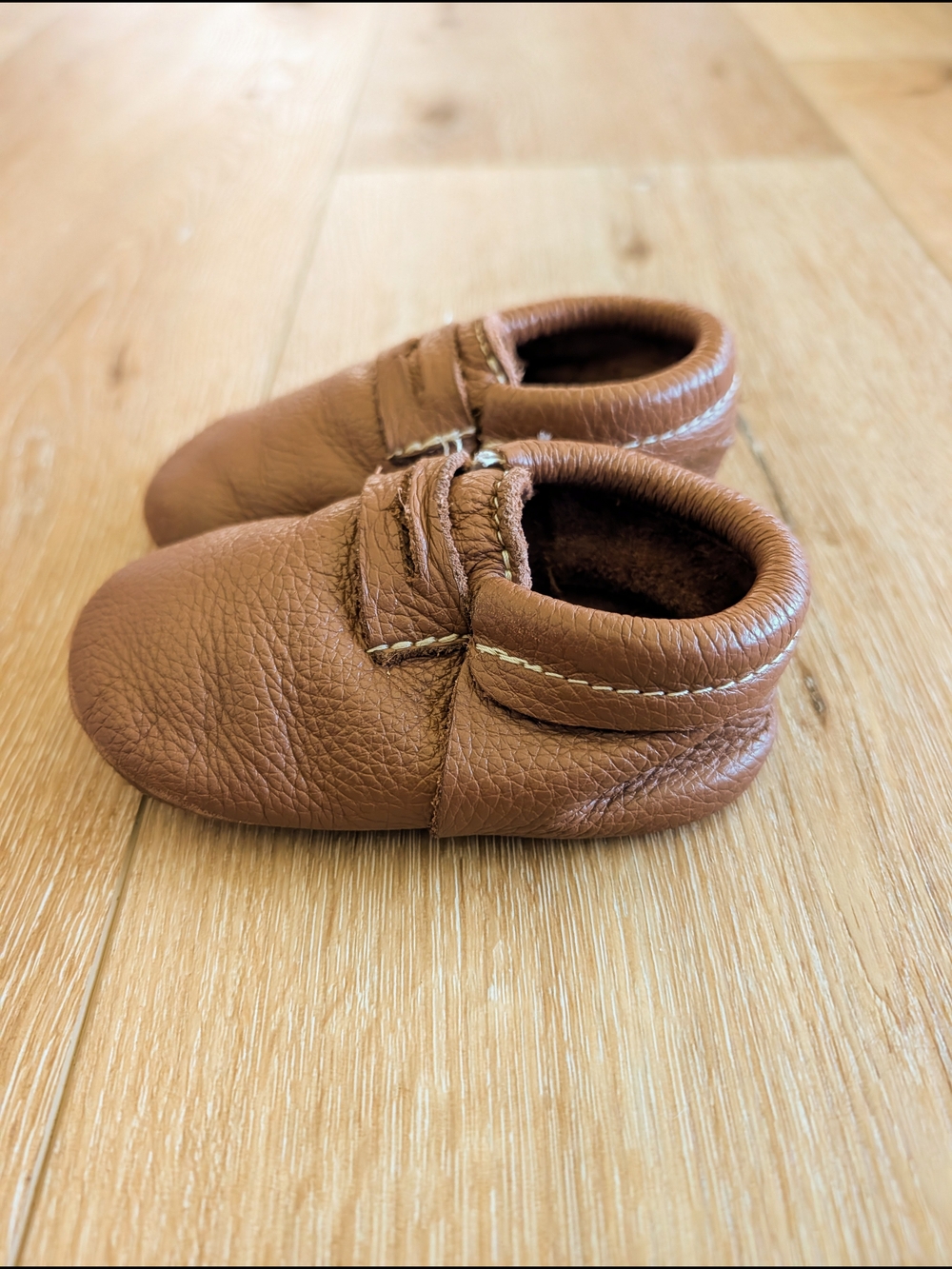 Starry Knight Dark Brown Leather Baby Shoes Approx Sz 5
